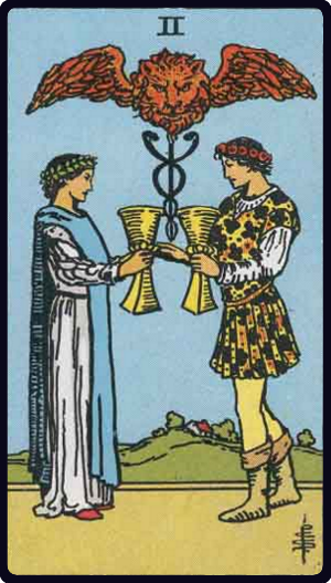 圣杯二 · Two of Cups