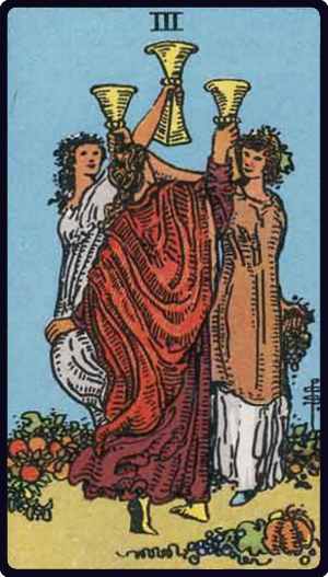 圣杯三 · Three of Cups
