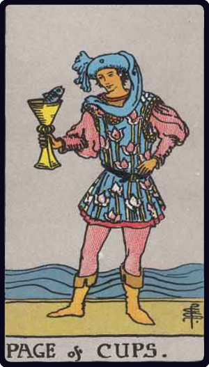 圣杯侍从 · Page of Cups