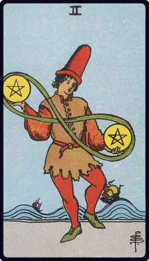 星币二 · Two of Pentacles