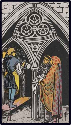 星币三 · Three of Pentacles