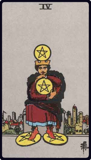 星币四 · Four of Pentacles