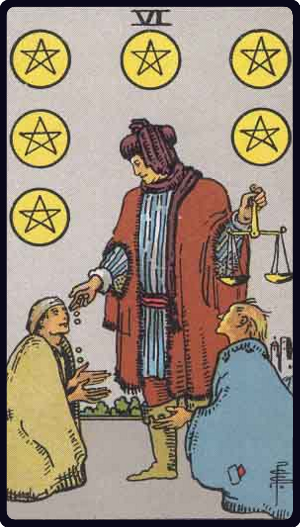 星币六 · Six of Pentacles