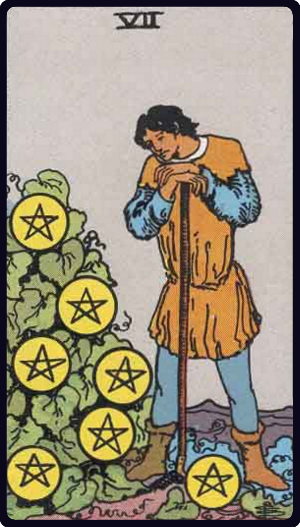 星币七 · Seven of Pentacles