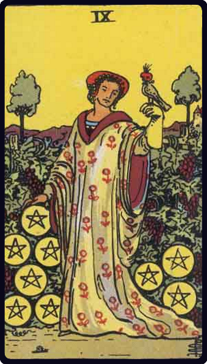 星币九 · Nine of Pentacles