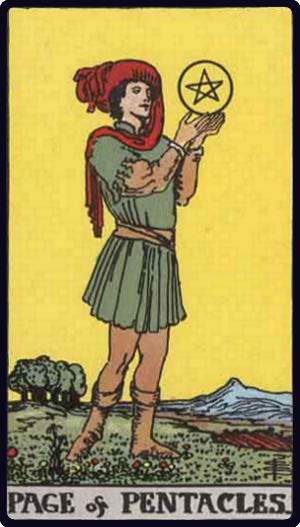 星币侍从 · Page of Pentacles