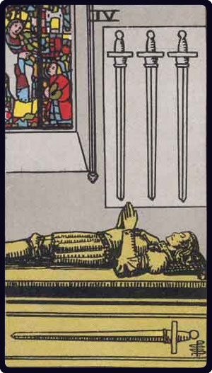 宝剑四 · Four of Swords