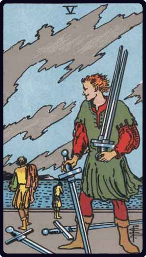 宝剑五 · Five of Swords