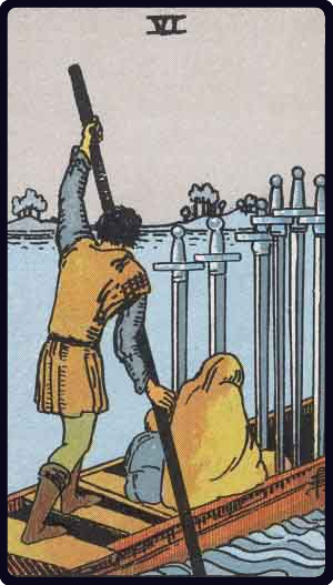 宝剑六 · Six of Swords
