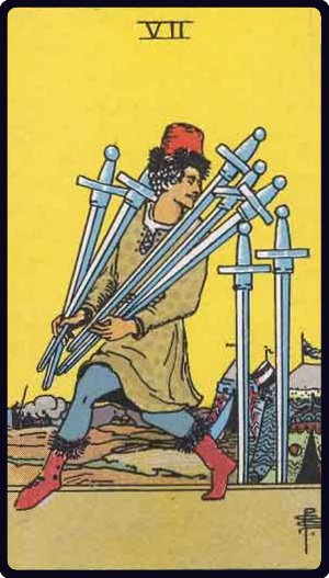 宝剑七 · Seven of Swords