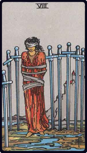 宝剑八 · Eight of Swords