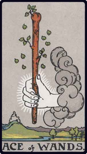 权杖王牌 · Ace of Wands