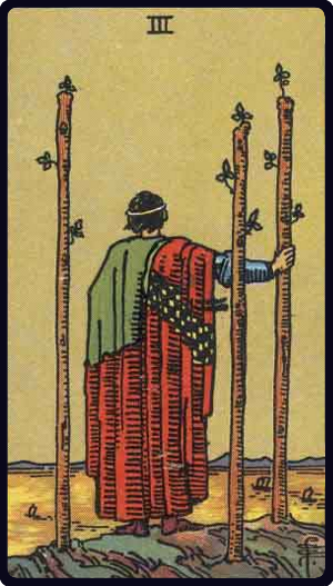 权杖三 · Three of Wands